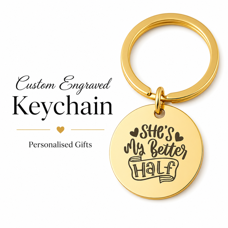 Custom Engraved Gold 