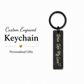 Unique Engraved "Drive Safe" Stainless Steel Keychain