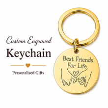 Best Friends for Life Keyring, Engraved Matching Gift