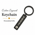 Custom Spotify Keychain, Personalized Music Gift