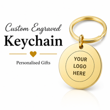Custom Logo Keychain, Personalised Business Gift