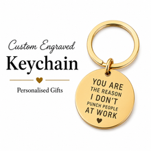 Funny Work Quote Keychain, Sarcastic Coworker Gift