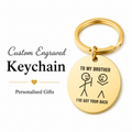 "I've Got Your Back" Keychain, Custom Photo Gift