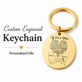 "We've a Team" Keychain, Custom Photo & Text Gift