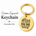 "Miss Steal Your Heart" Keychain, Custom Photo Gift
