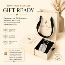Personalised Engraved Soulmate Eye Keychain