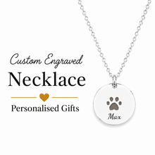 Custom Engraved Pet Name Necklace