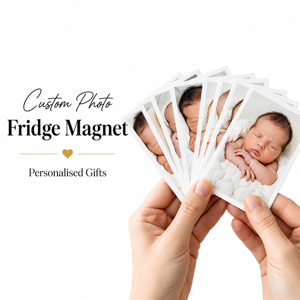 Personalised "Newborn Baby" Photo Fridge Magnets