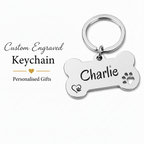Engraved Bone Pet ID Tag