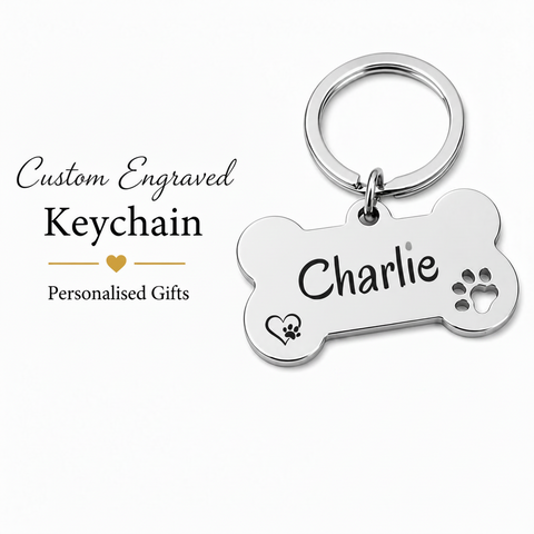 Personalised Engraved Dog Name Tag