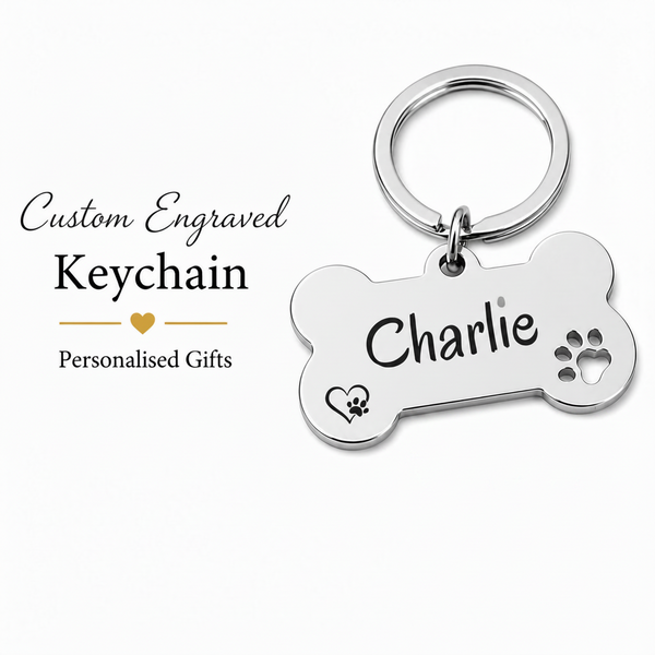Personalised Engraved Dog Name Tag