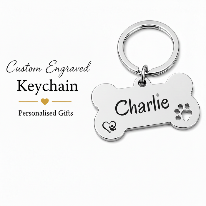 Personalised Engraved Dog Name Tag