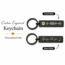 Personalised Scannable Spotify Song Keychain
