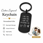 Personalised "I'm Keeping You" Photo Keychain