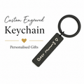 Stainless Steel Custom Handwriting Keychain