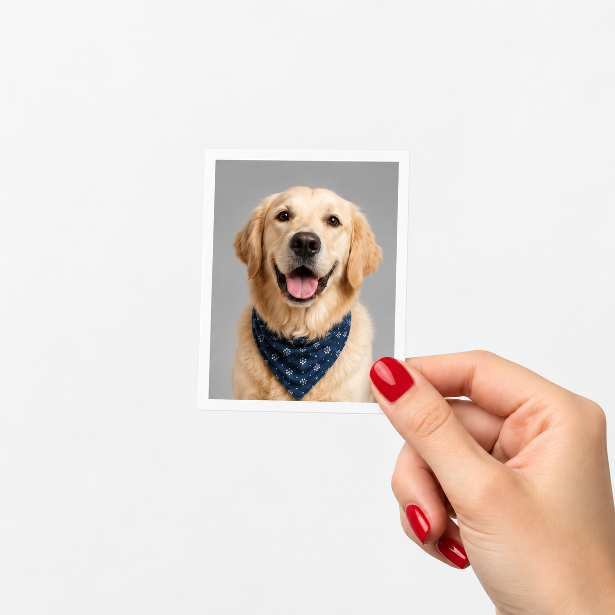 Custom Pet Photo Fridge Magnet
