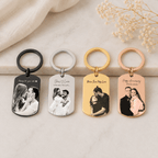 Personalised Custom Photo & Sketch Keychain