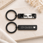 Eye Photo Engraved Keyring