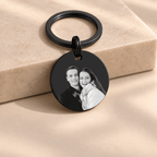 Couple Photo Keyring