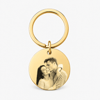 Couple Photo Keyring
