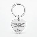 Sometimes Amazing People Forget Keyring