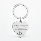 Sometimes Amazing People Forget Keyring