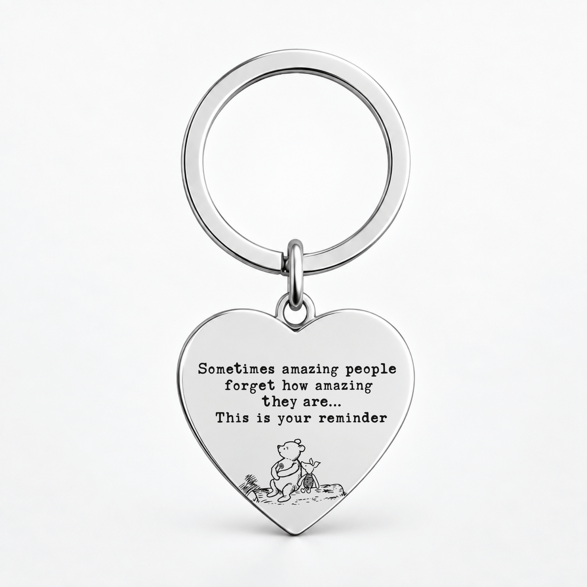 Sometimes Amazing People Forget Keyring