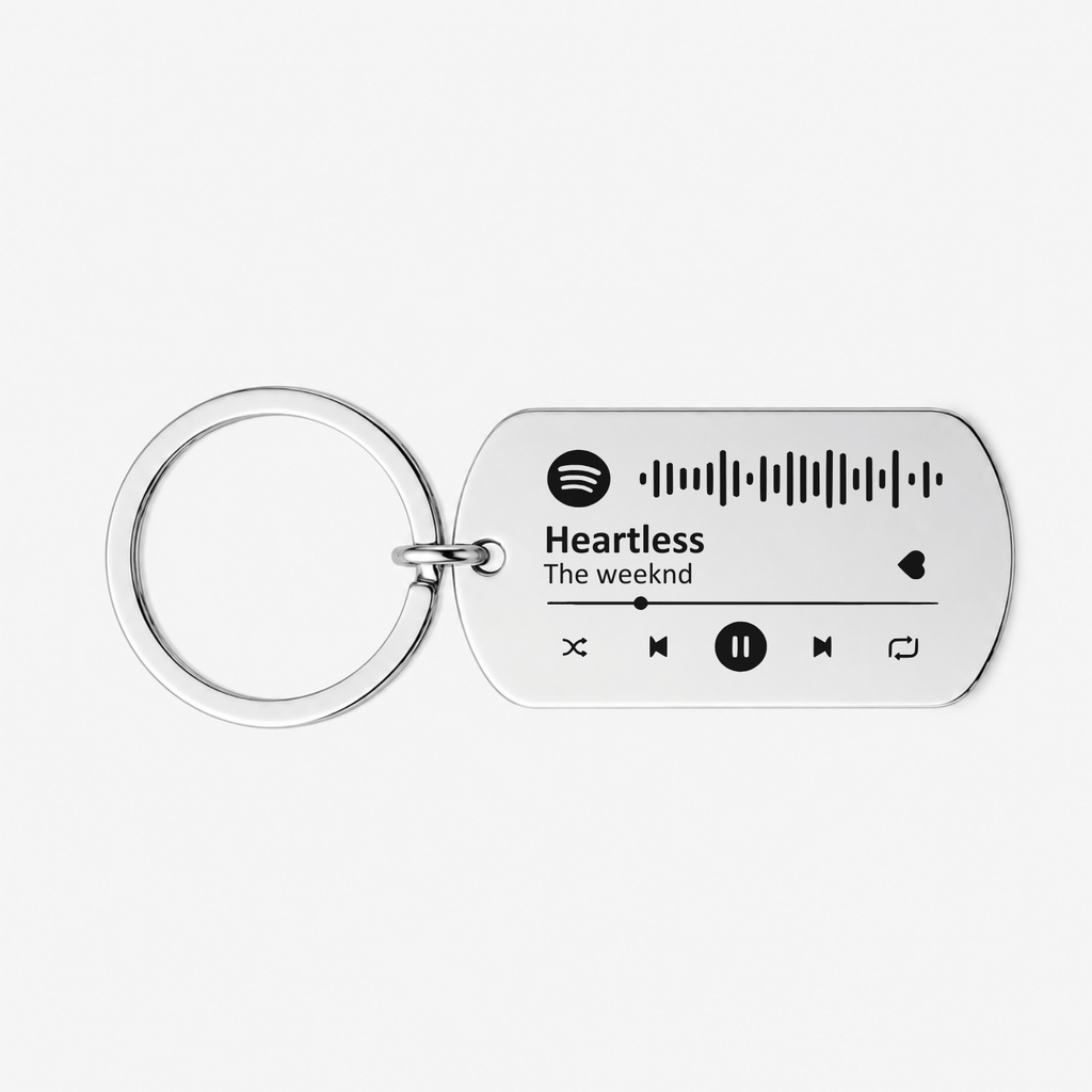 Spotify Code Song Keyring – Music Lover Gift