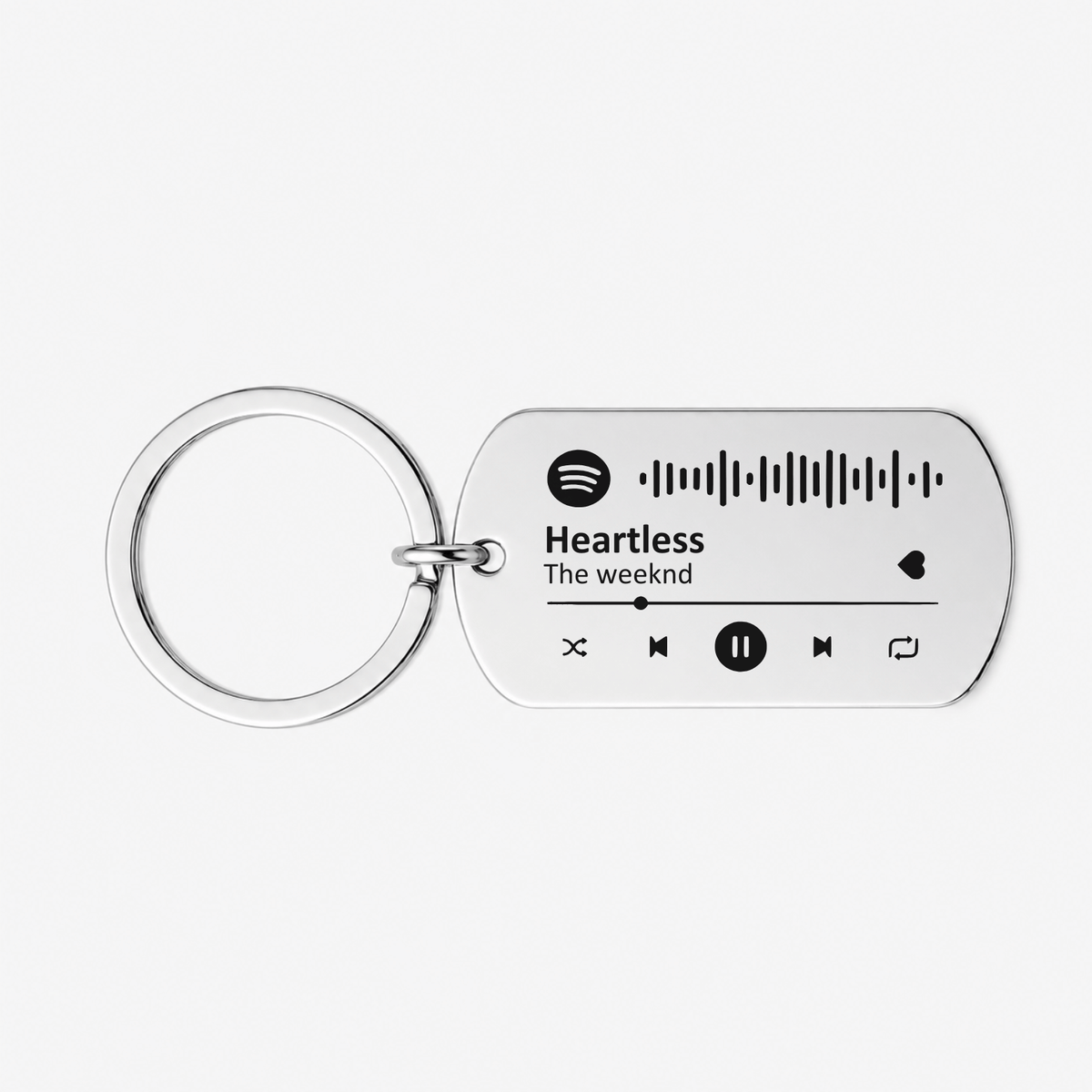 Spotify Code Song Keyring – Music Lover Gift
