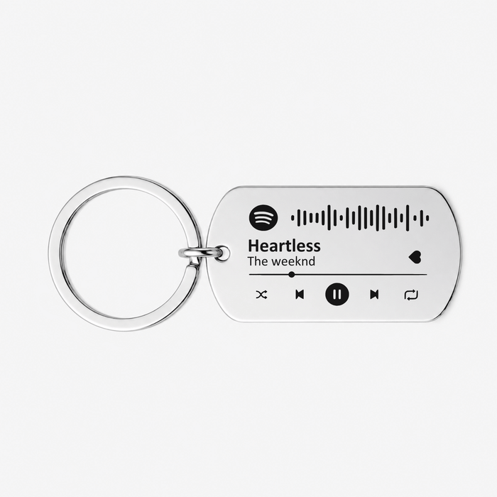Spotify Code Song Keyring – Music Lover Gift