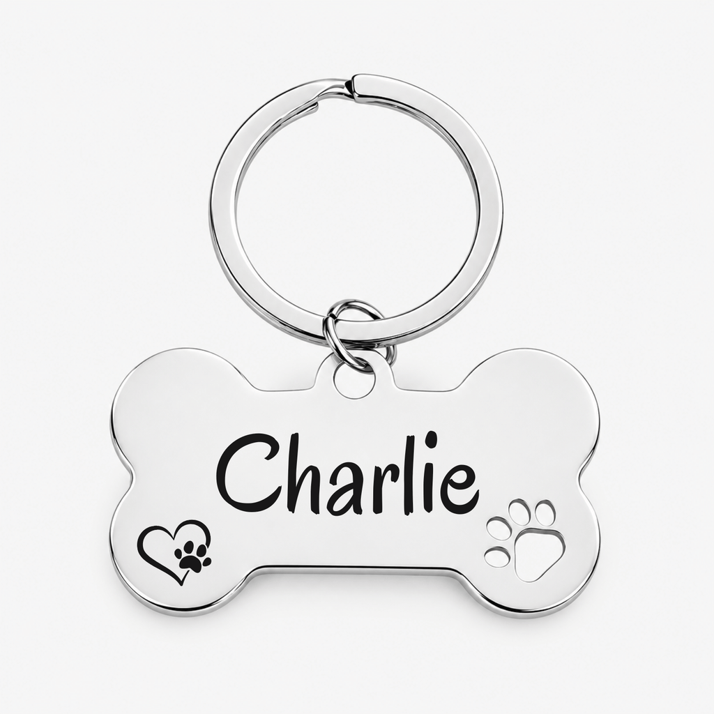 Personalised Engraved Dog Name Tag