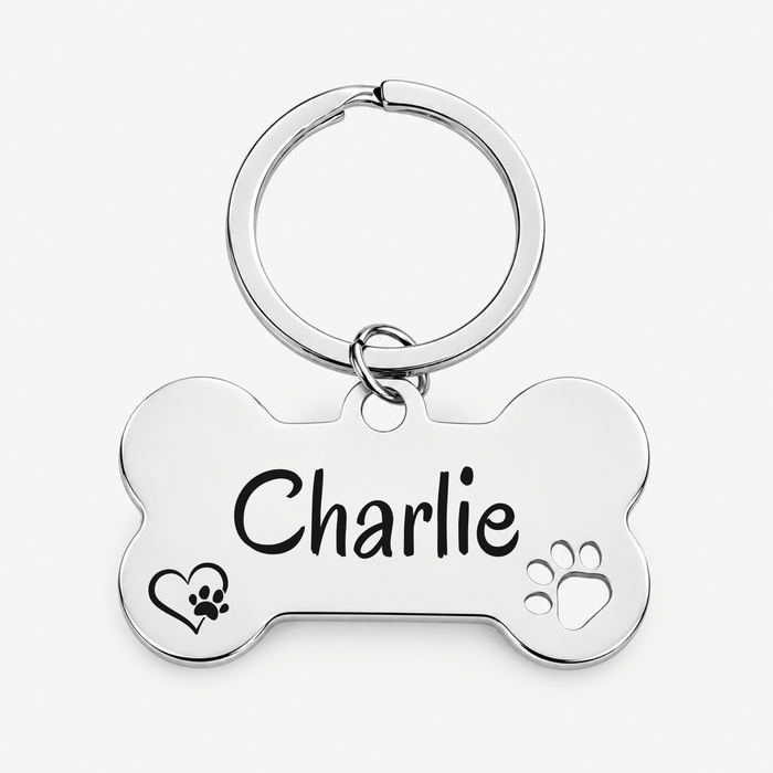 Personalised Engraved Dog Name Tag