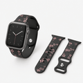 Floral Engraved Apple Watch Band