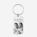 Personalised Custom Photo & Sketch Keychain