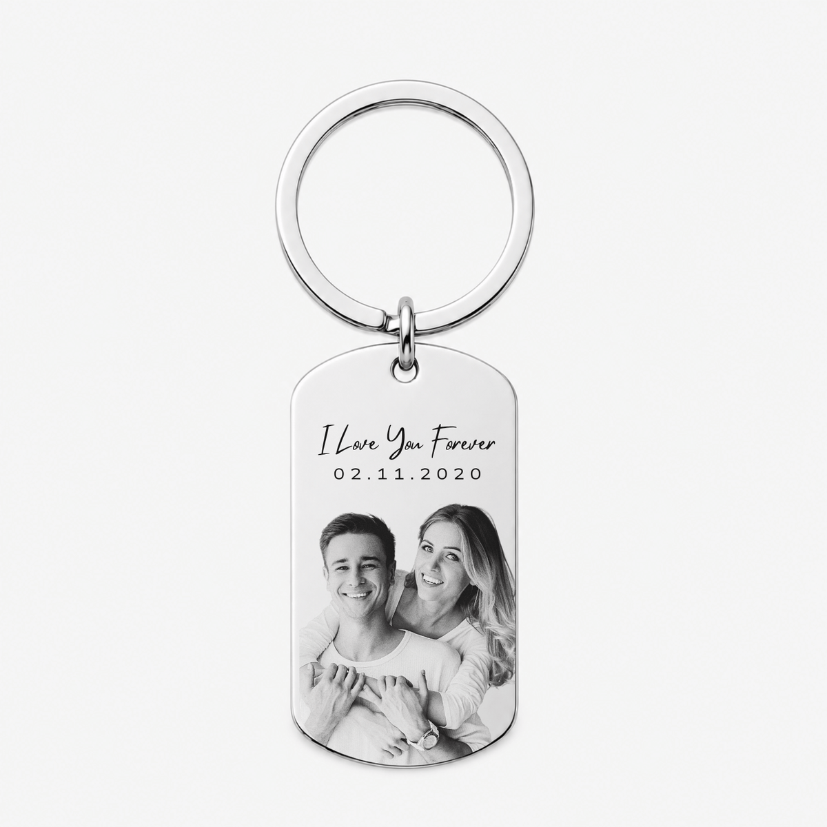 Personalised Custom Photo & Sketch Keychain