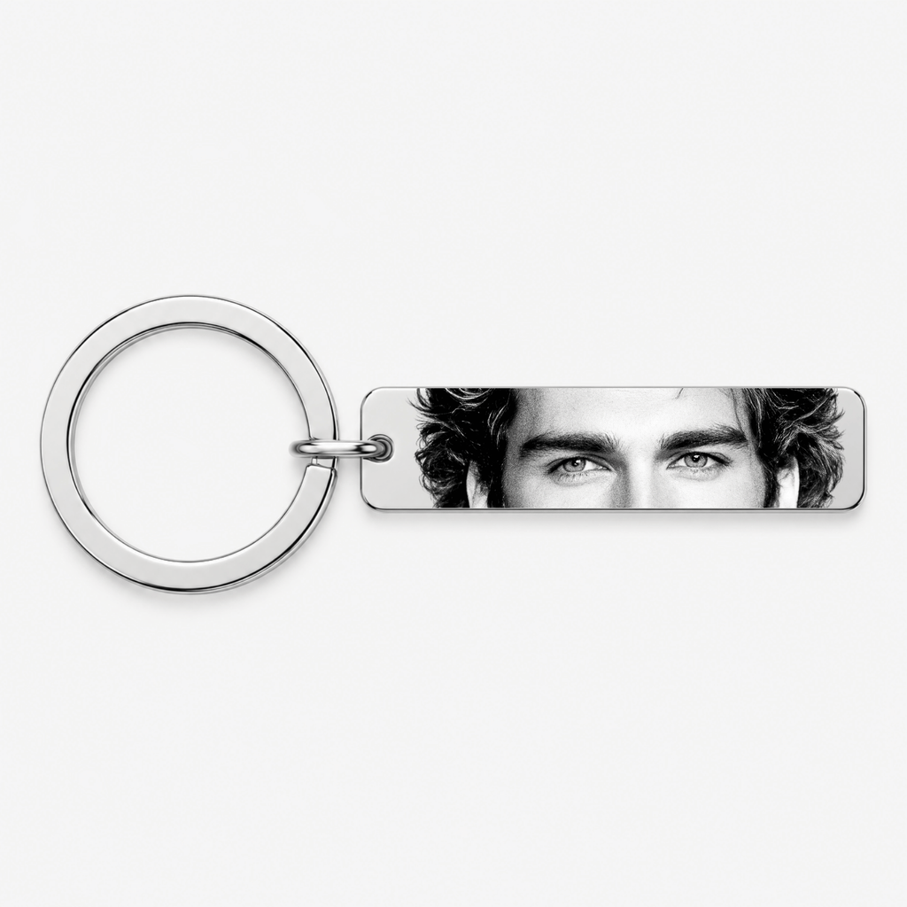 Eye Photo Engraved Keyring