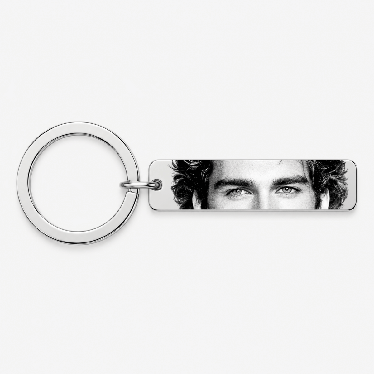 Eye Photo Engraved Keyring