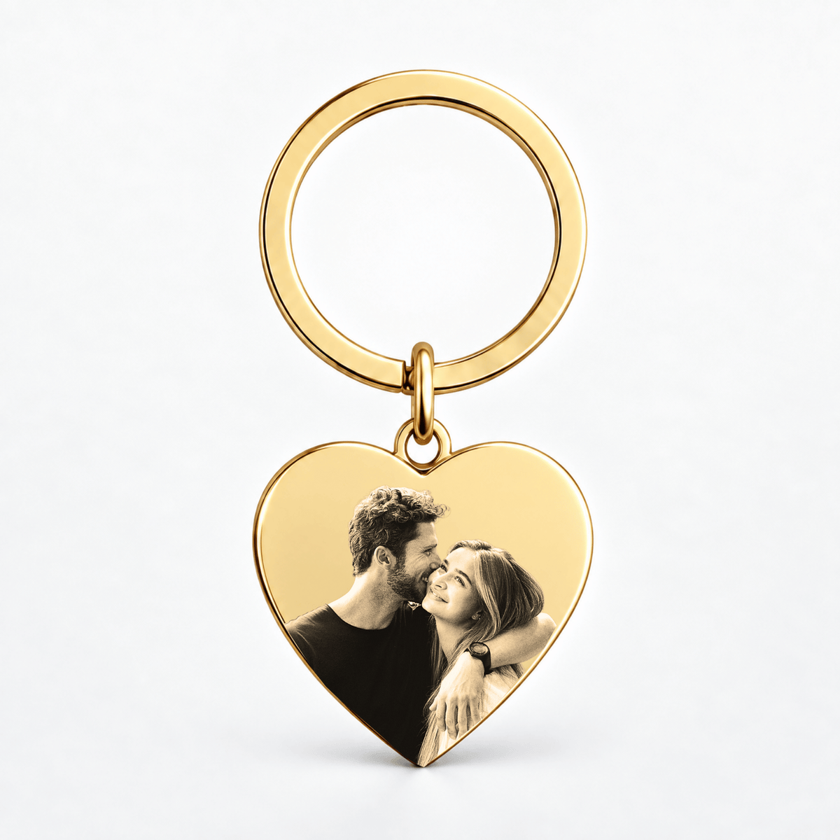 Photo Sketch Keyring – Memorial & Anniversary Gift