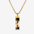 Eye Photo Bar Necklace – Anniversary Gift for Her