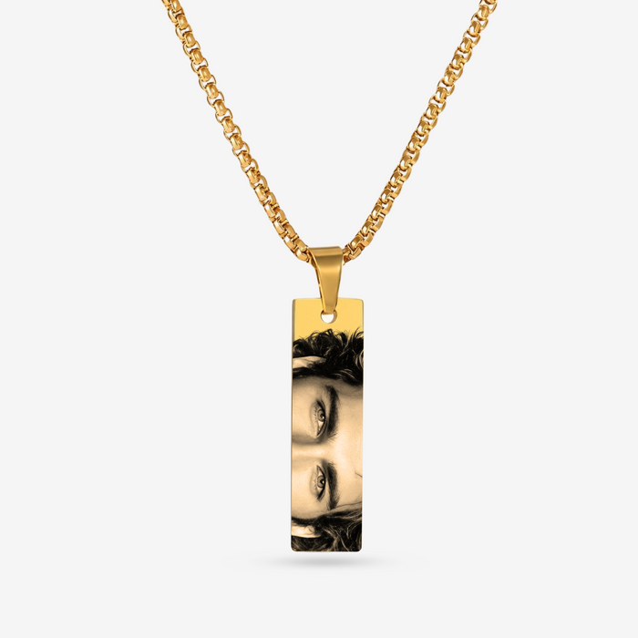 Eye Photo Bar Necklace – Anniversary Gift for Her