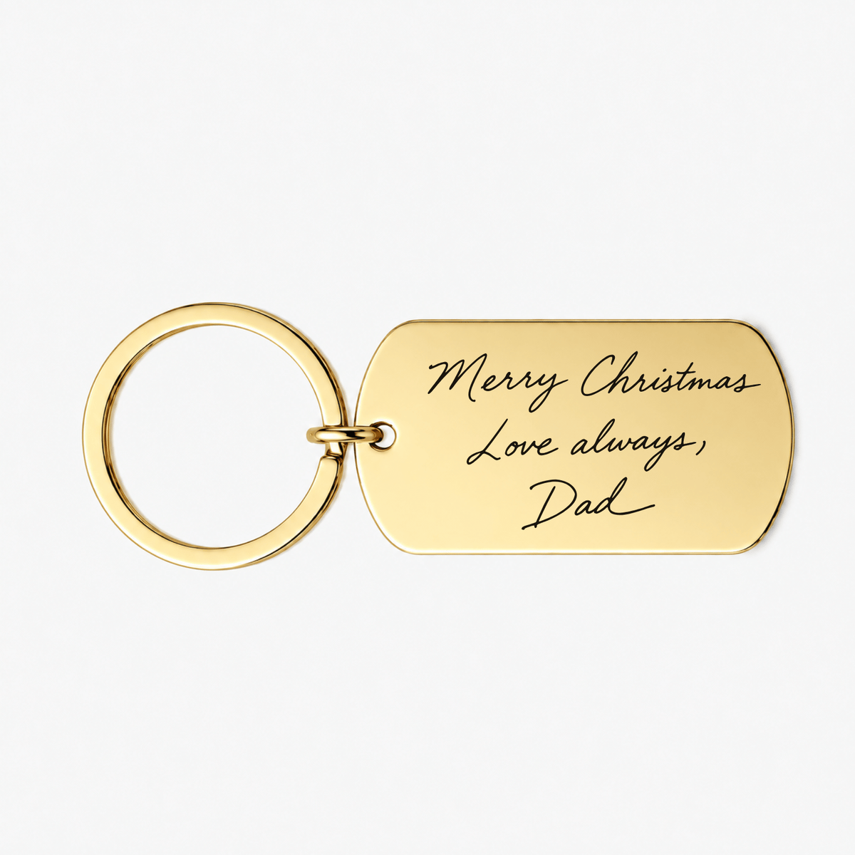 Actual Handwriting Photo Keyring – Memorial Keepsake Gift
