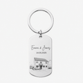 House Portrait Drawing Keyring – New Home Gift