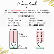 Engraved Heart Puzzle Keychain Set for Couples, Custom Stainless Steel Interlocking Keyrings, Romantic Keychain Gift for Anniversary