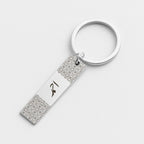 Arabic "Custom Name" Engraved Rectangle Keychain