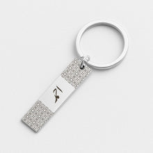 Custom Arabic Name Keychain - Personalized Rectangle Engraved Keyring - Islamic Gift for Him or Her - Custom Engraved Keychain