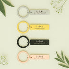 Personalised "Round Photo" Memorial Stainless Steel Keychain
