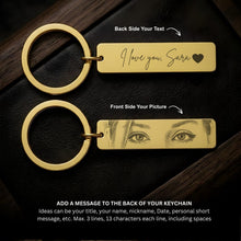 Personalised Engraved Soulmate Eye Keychain