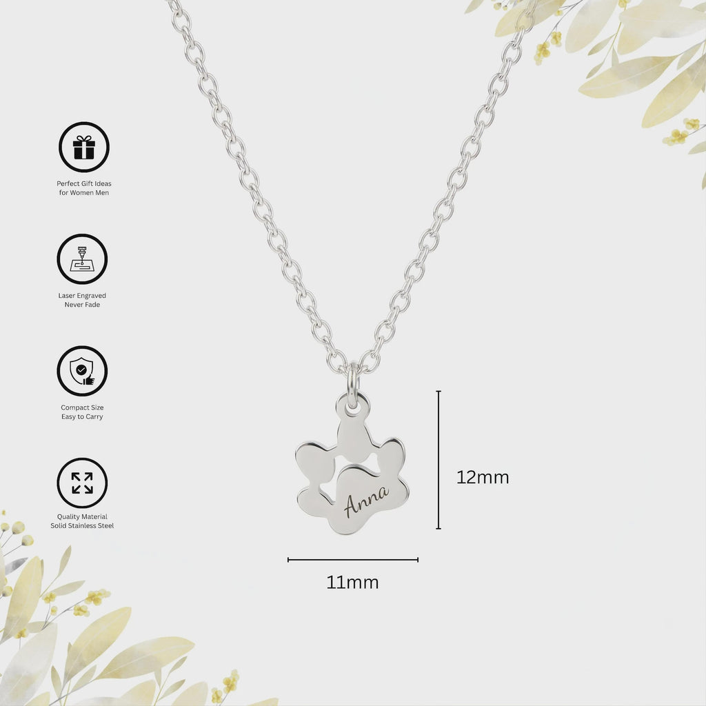 Personalised Minimalist Pet Memorial Necklace