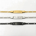Personalised Engraved Name Bar Bracelet
