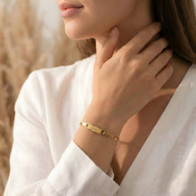 Personalised Engraved Name Bar Bracelet